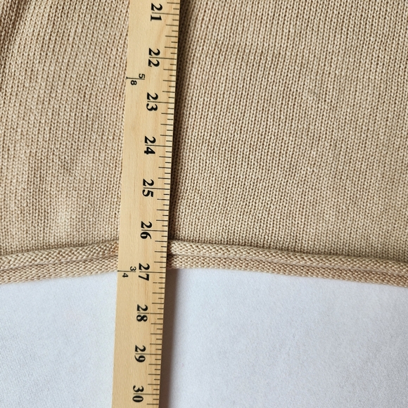 Marled Summer Graphic Sweater Resort Tan Cute Beach Vacation Cruise Size 1X - Picture 16 of 17